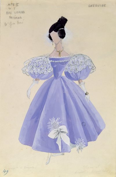 Costume pour Tatiana dans l